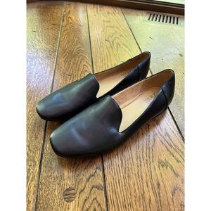 Naturalizer Womens Size US 9 UK 7 EUR 38 Leather Flats Dark Blue